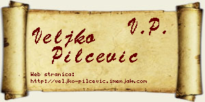 Veljko Pilčević vizit kartica